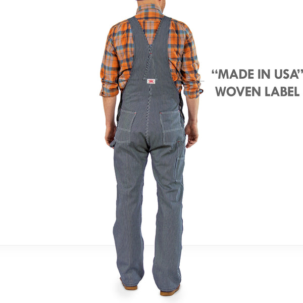 966/#980 Round House Made in USA Blue Denim Bib Overalls – Round House  American Made Jeans Made in USA Overalls, Workwear