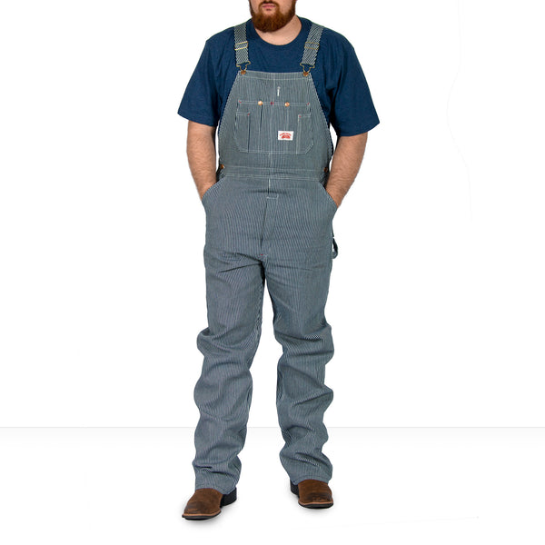 Vintage Hickory Stripe American Made Overalls Made in USA Bib Overalls –  Round House American Made Jeans Made in USA Overalls, Workwear