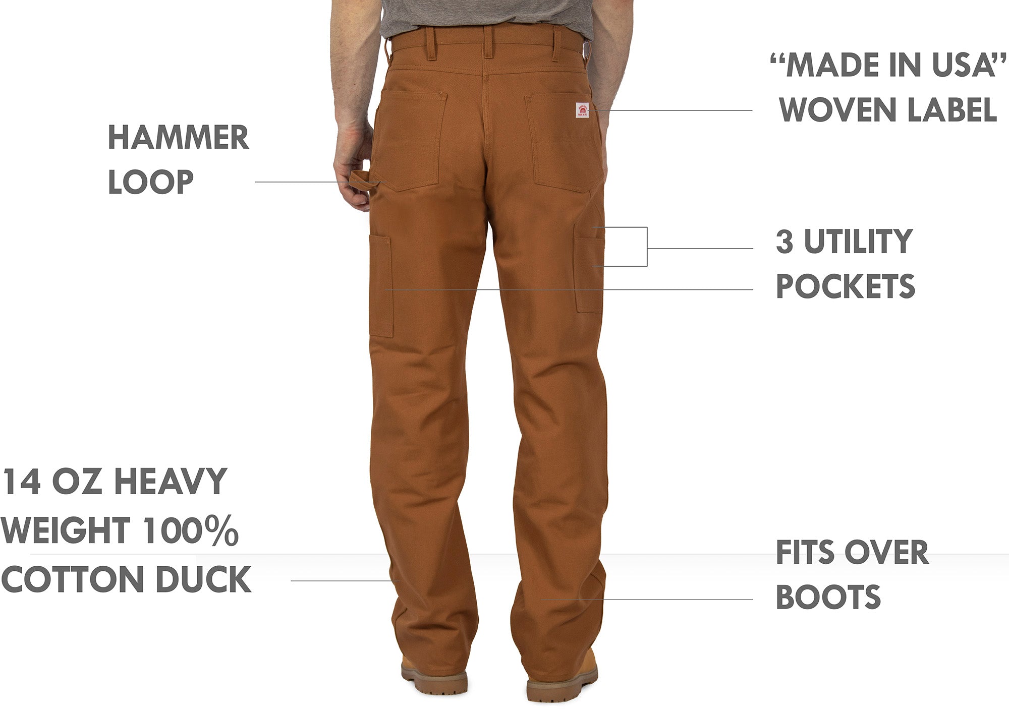 Carhartt Rugged Flex Dungaree - Work Pants | Uniform Pros - Uniform Pros