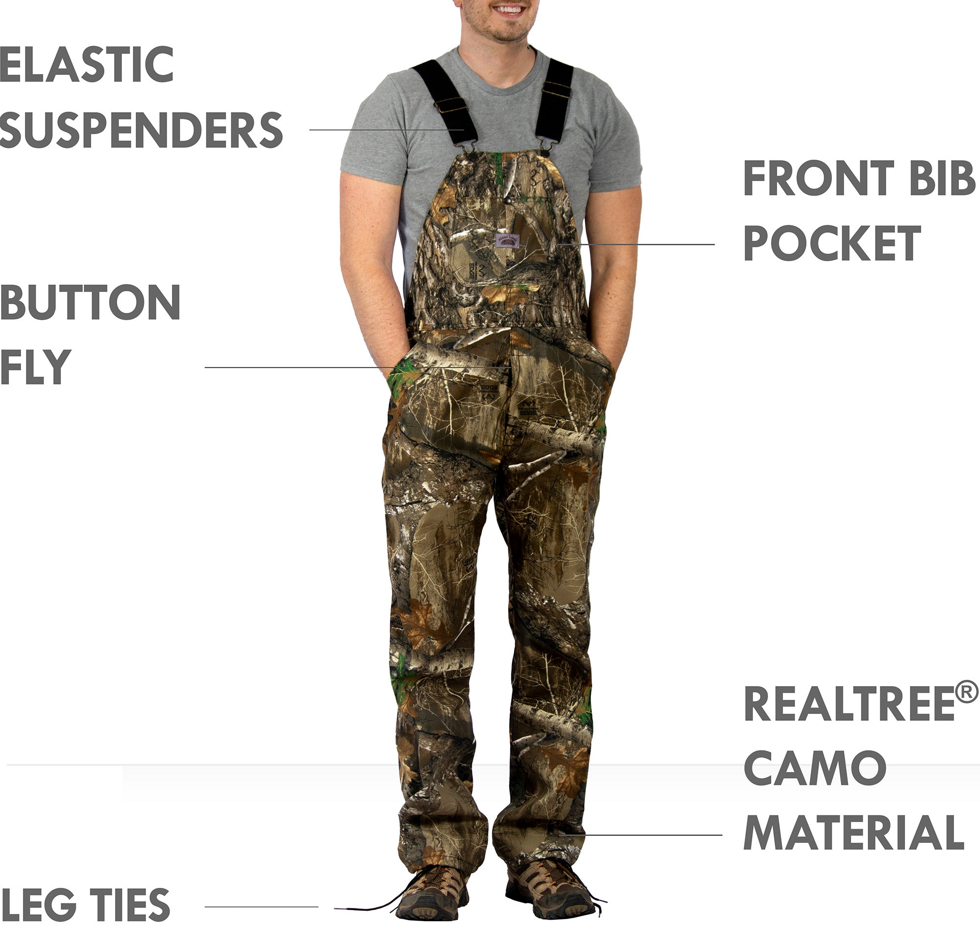 USA Made Men's Camo Clothing for Hunting and Fishing