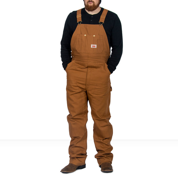 83 Brown Duck American Made Overalls Made in USA Heavy Duty Bib